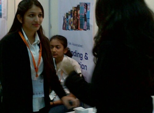 During Exhibition in Mumbai